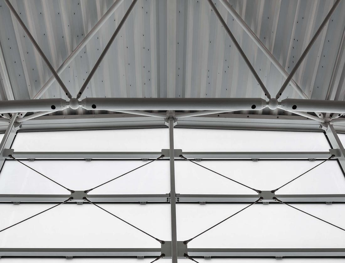 سقف سازه فضایی مجموعه آبی