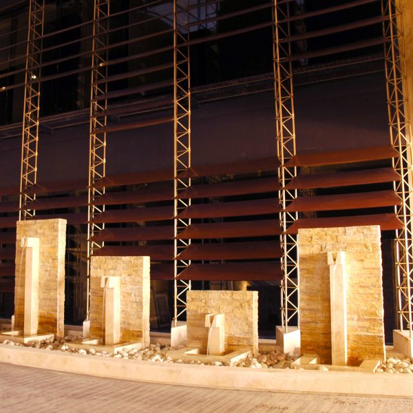سازه اسپیس فریم لابی برج التون